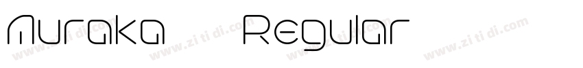 Auraka點陣宋 Regular字体转换